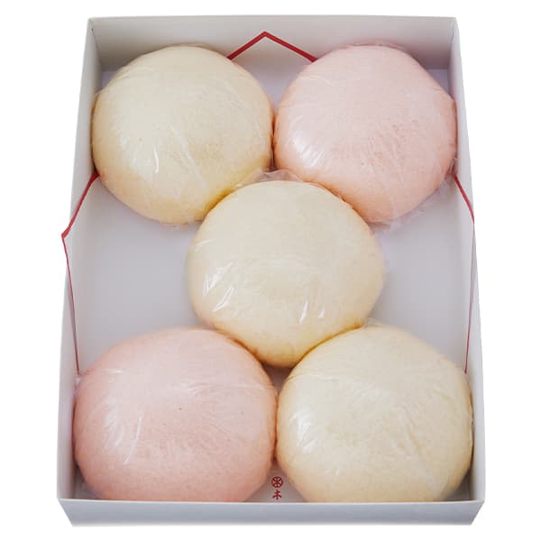 紅白薯蕷饅頭御菓子司 かつら屋