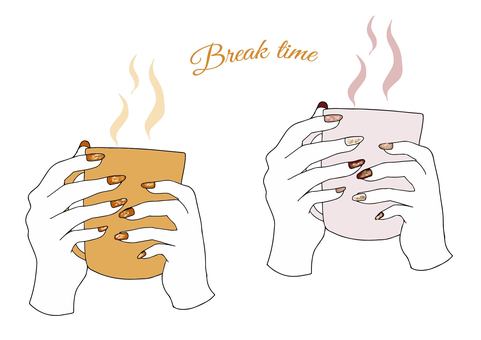 毛布の上でコーヒーを持つ手5 - No: 497134写真素材なら「写真AC」無料 フリー ダウンロードOK