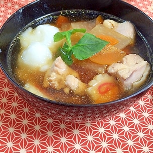 お麩のお吸い物 だしがじゅわっと広がる♪