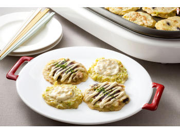 ひっくり返さない！ 広島風お好み焼き