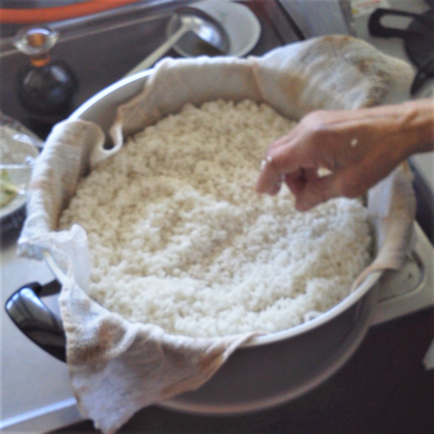 パン焼き器で作る豆もち~料理レシピ集金沢から~