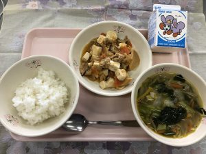 令和７年１０月１４日 火今日の献立 : 神津島村立神津中学校