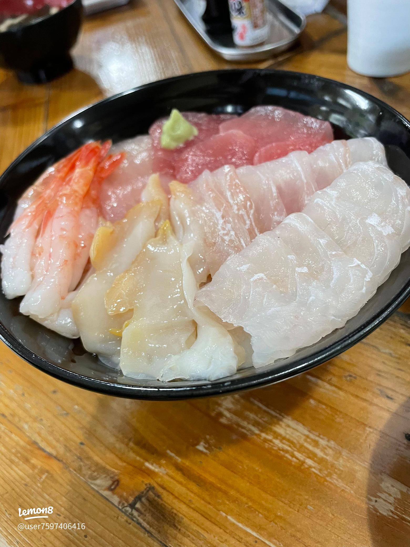 ヒラメの漬け丼