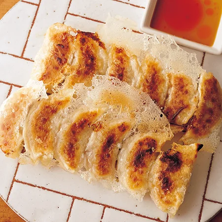 羽根つき餃子』の基本レシピ・作り方 片栗粉・焼き方のコツ・キャベツ基本の中華オレンジページnet
