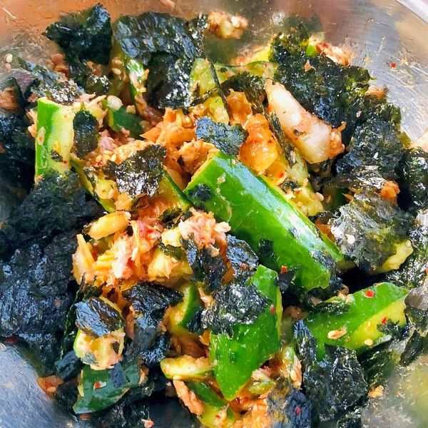 胡瓜＆もやし＆キャベツのツナキムチ和え by みぃしぇぷクックパッド簡単おいしいみんなのレシピが392万品