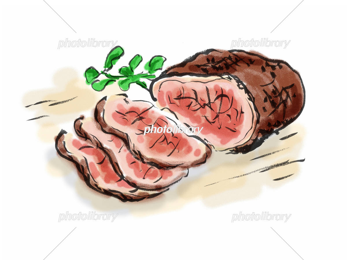 ローストビーフのイラストのイラスト素材82886664- PIXTA