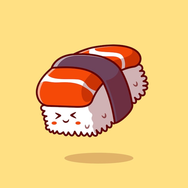 笑顔ピンクのかわいいサーモン寿司」のイラスト素材 2369436199Shutterstock