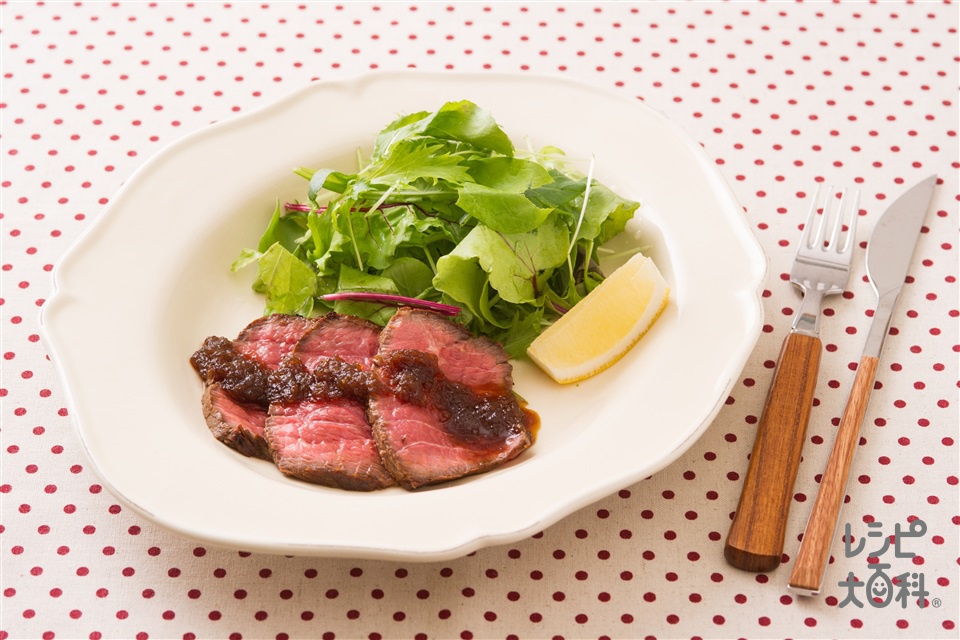 フライパンでローストビーフクラシル