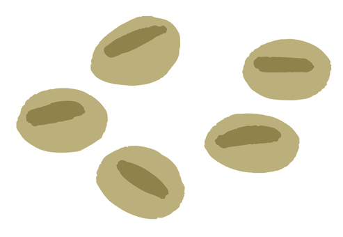 コーヒー：コーヒー豆＆麻袋フリーイラスト素材 「趣味で作ったイラストを配るサイト」