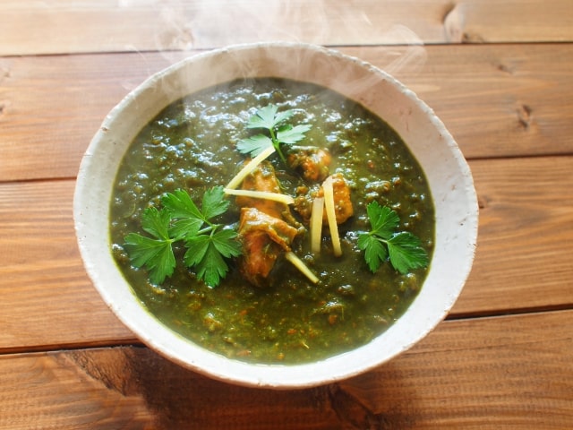 ナスピーマン入り。簡単なドライカレ