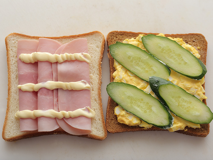 フルーツサンドのレシピ・作り方美しい断面のコツは並べ方と切り方にあり