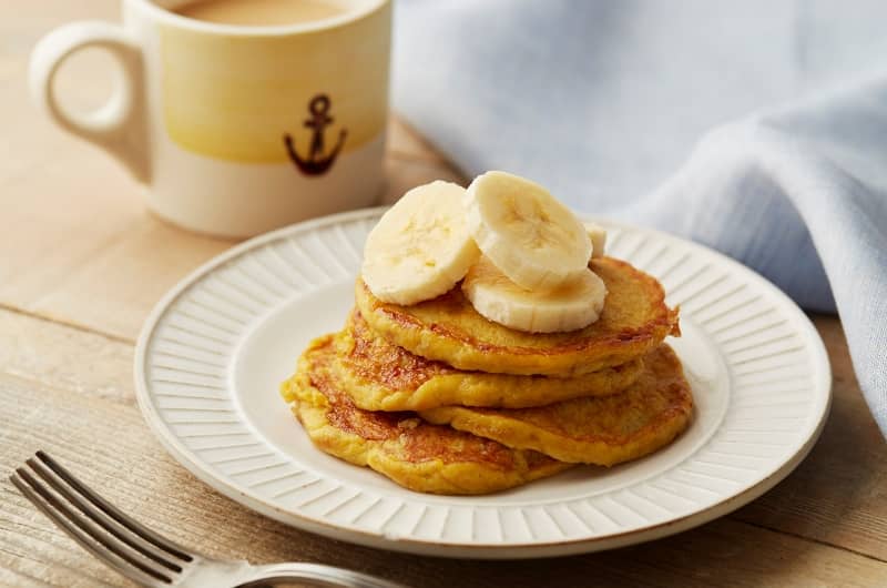 豆腐でヘルシー! スライスチーズで簡単! バナナチーズケーキ