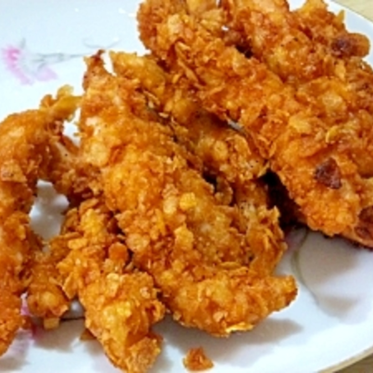 鶏ささみで美味♪サクサククリスピーチキン