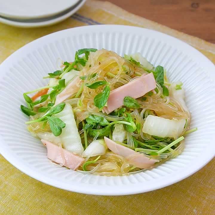 春雨サラダのレシピ 作り方：白ごはん.com