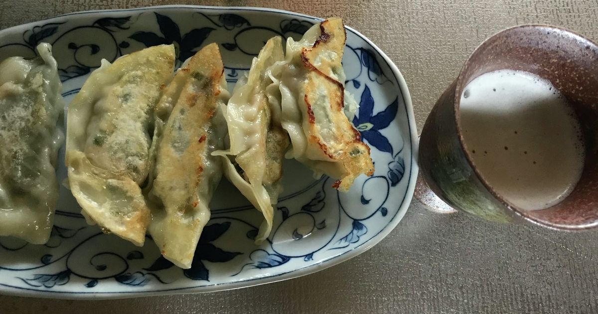 ドロヘドロの大葉入りギョーザ 餃子