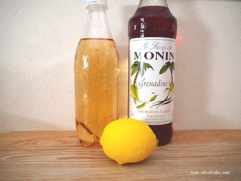 モクテルレシピ シンプルで美味しい定番ノンアルコールカクテル「シャーリーテンプル」の作り方おうちでモクテル