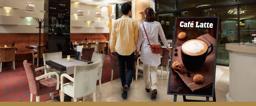 デジタルサイネージで「導線」を変える。麻布台ヒルズギャラリーカフェおしゃれな什器の企画・製造・販売 SHOP COPACK