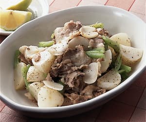 豚バラとかぶの塩炒め by 小林まさみさん のレシピ・作り方 簡単＆時短- レタスクラブ