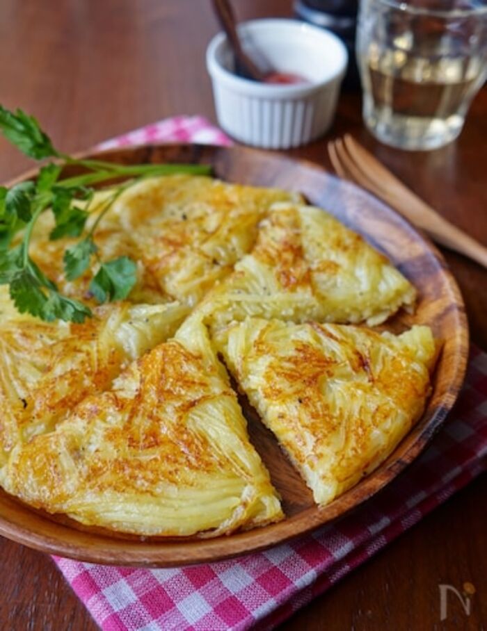 シェフ直伝 シンプルな「じゃがいもガレット」のレシピ。つなぎなしで外カリカリッ！三越伊勢丹の食メディアFOODIE フーディー