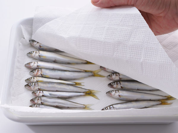 釣った小魚で作る、小魚のカレー唐揚げ