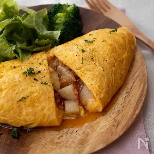 とろ〜りとろける♪ チーズオムレツ