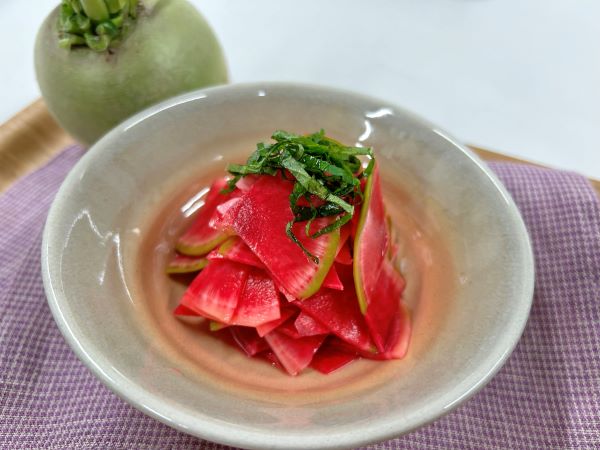 紅芯大根のナムル