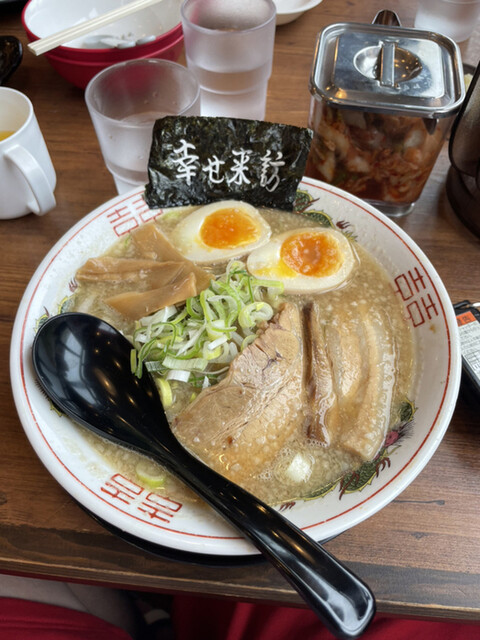 しあわせラーメン白馬童子枚方店塩ラーメン焼めしセット豚吉グループ大阪府枚方市俺のらーめん