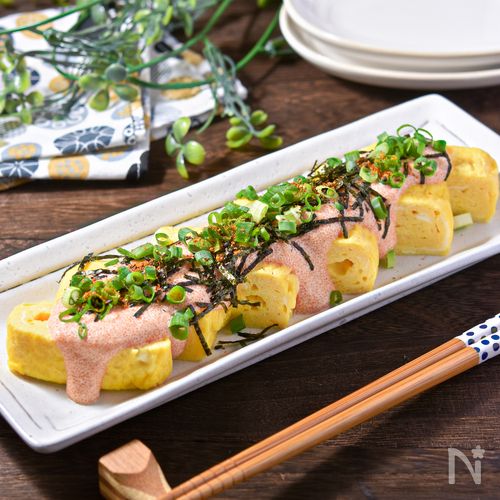 たっぷり明太子の卵焼き