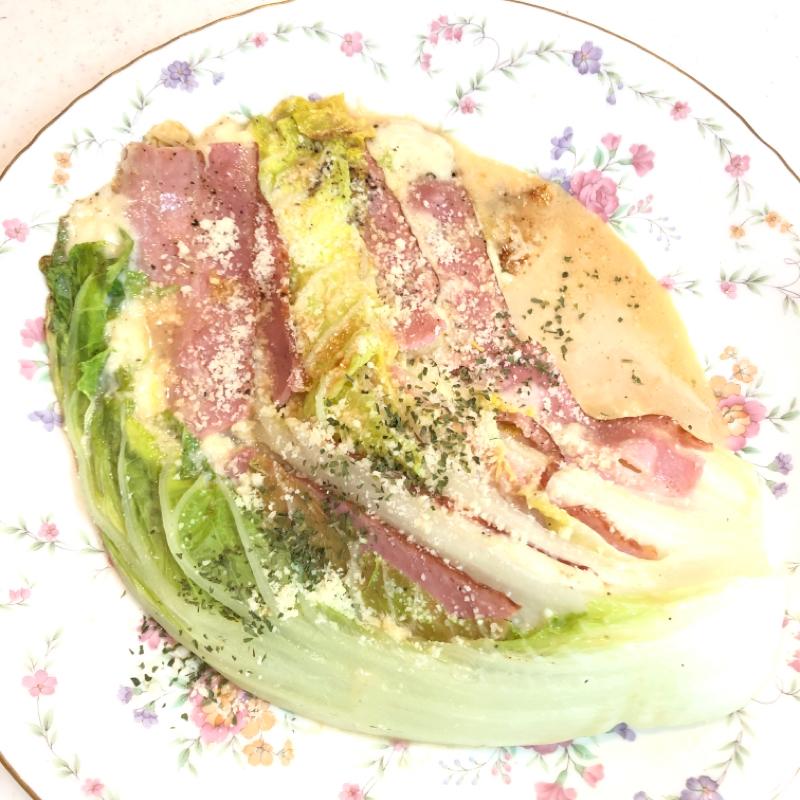 白菜のベーコンチーズ焼き