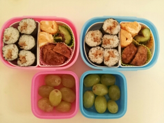 幼児用☆アンパンマンと焼きそばのお弁当 o^^o