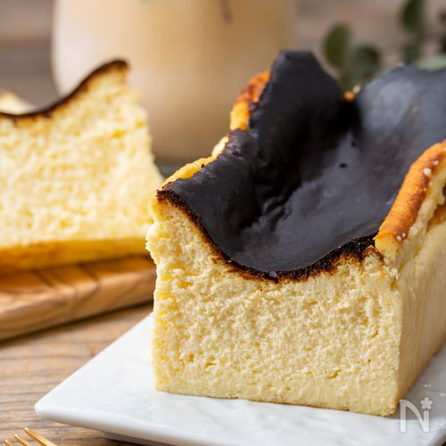 簡単レシピ しっとり濃厚なバスクチーズケーキの作り方