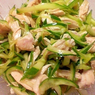 レモン香る！きゅうりとツナの爽やかサラダ