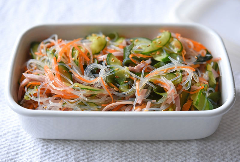 マヨポンで味付け簡単♪ ツナときゅうりの春雨サラダ気まぐれキッチン andante