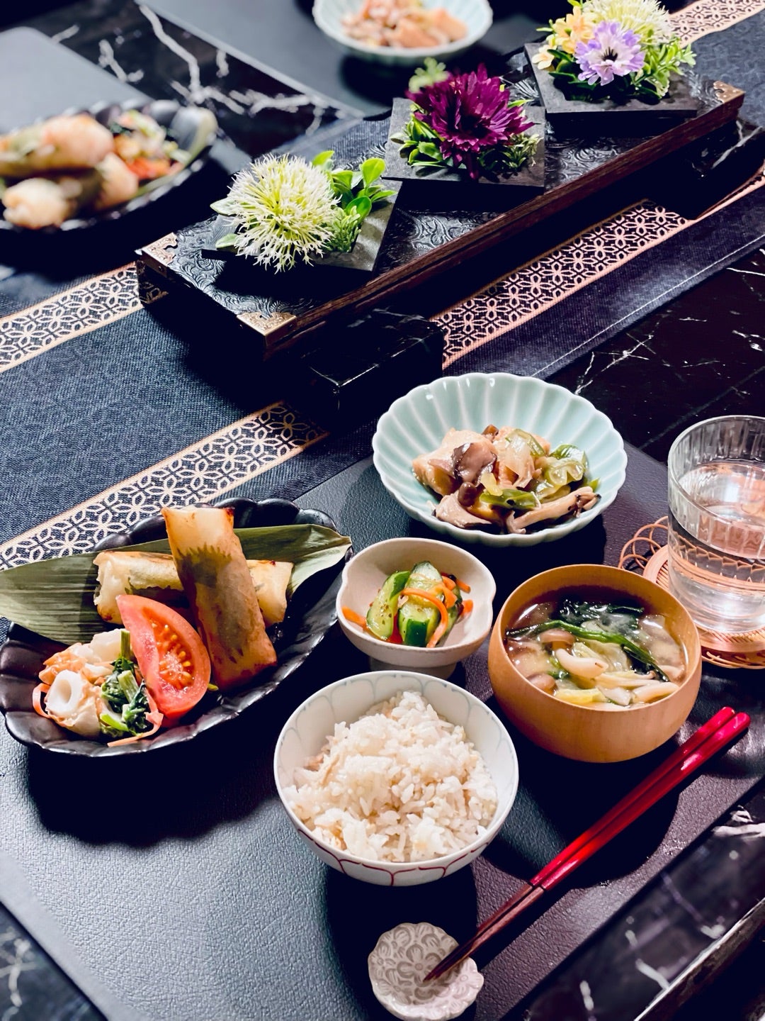 エビとはんぺんの簡単焼き春巻き