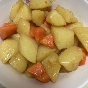 ●せせりとジャガイモのめんつゆバタ