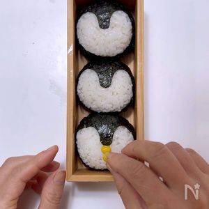 簡単かわいいペンギンさん弁当