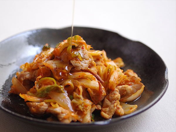 ご飯がすすむ豚キムチ炒め