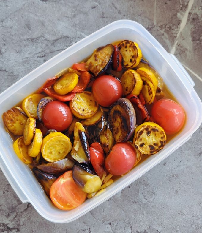 夏野菜の焼きびたし