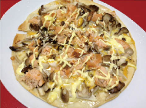 きのことしらすのピッツァあいコープのレシピ集