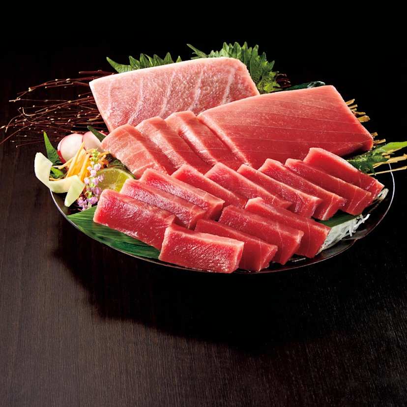 天然本まぐろ刺身盛りセット佃の鮪 おとりよせ
