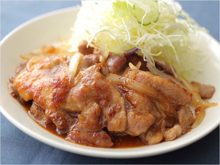 漬け込みでやわらか！豚肉の生姜焼き