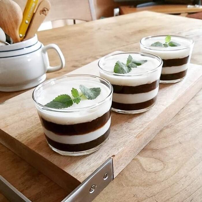 アガーで作るコーヒーゼリ