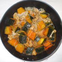 豚バラ肉とこんにゃくのこく煮