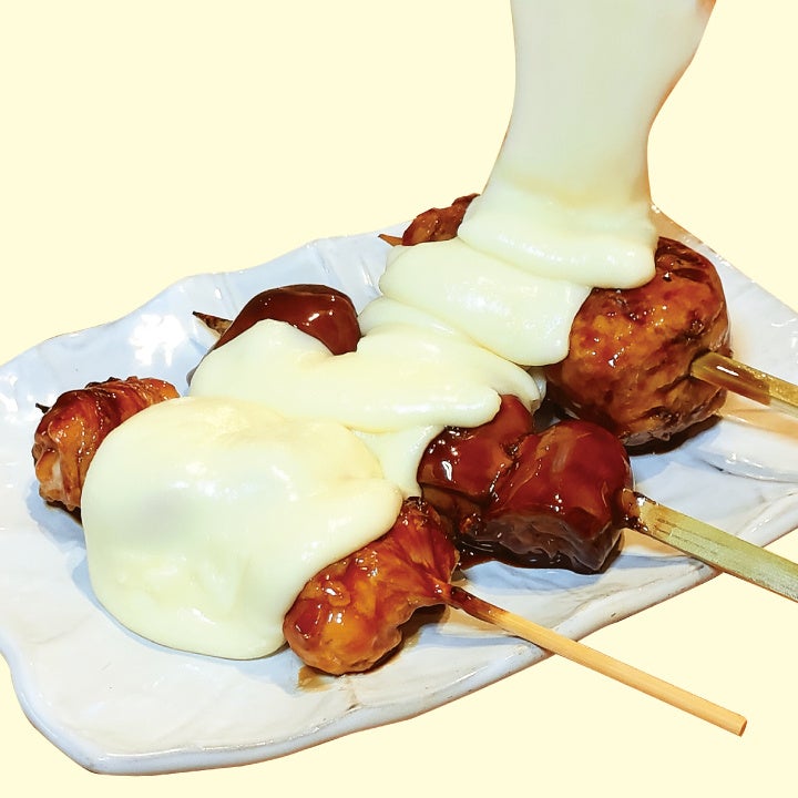 鶏肉と椎茸のチーズ串焼きヤオコーレシピ by Cooking Support