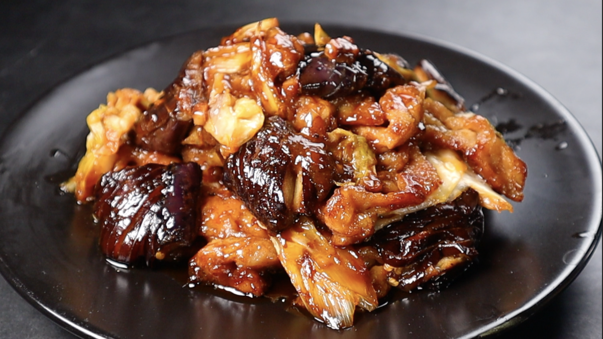 ナスとキャベツの回鍋肉