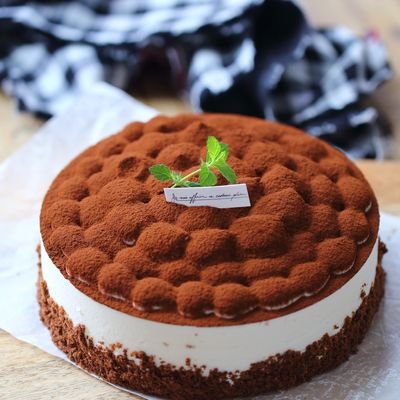 とろふわティラミスチョコチップチーズケーキ