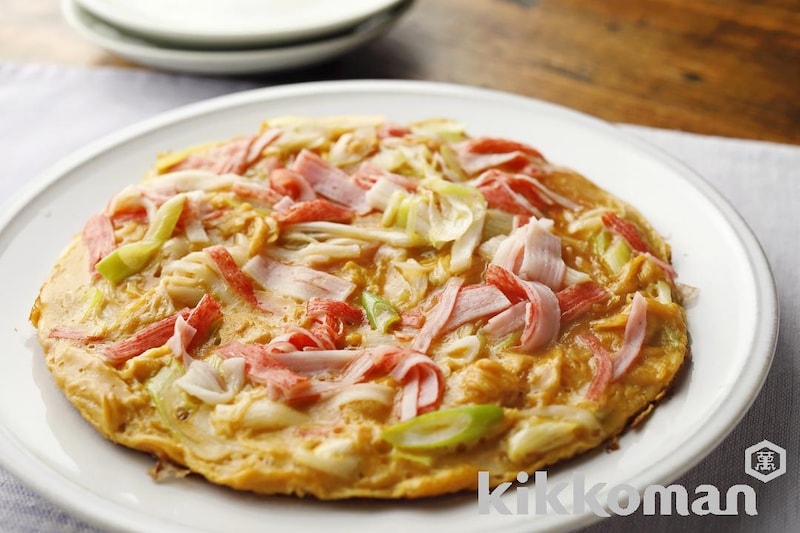 お弁当の定番！ カニカマの卵焼き