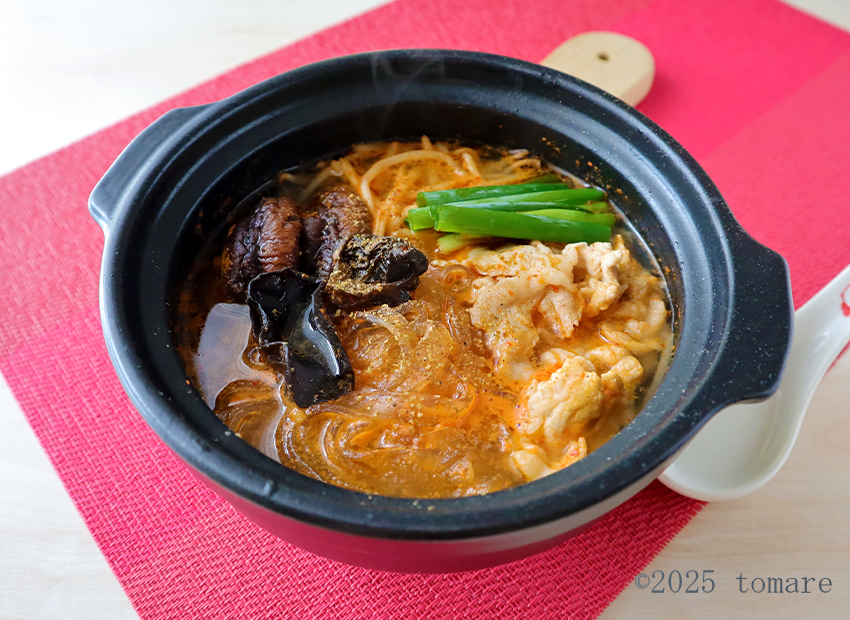 のどごしのよいくずきりサラダ