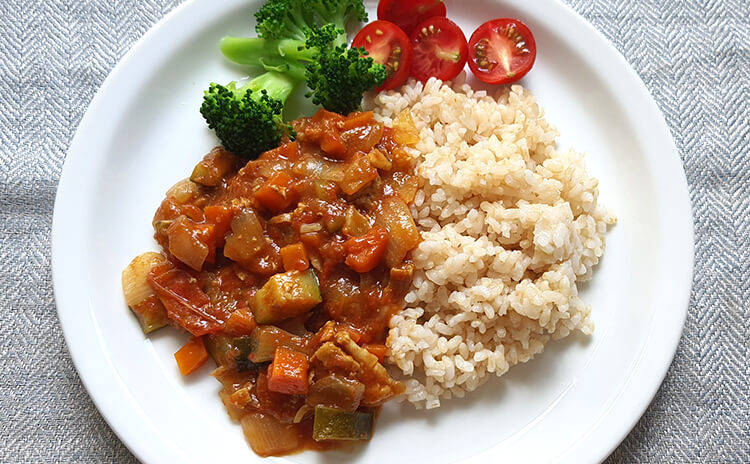 無水で作る!トマト缶キーマカレ