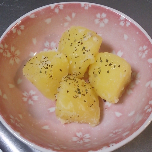 バター醤油じゃがいもレシピレンジで簡単作成方法